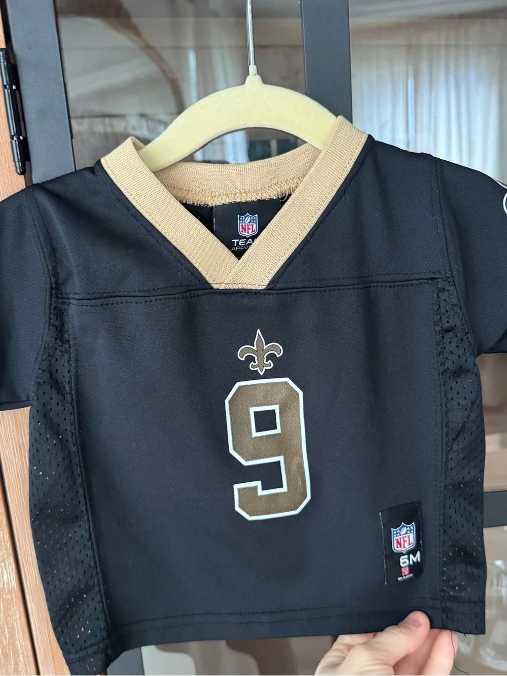 Saints NFL Nike Drew Brees #9 New Orleans football game jersey baby Louisiana